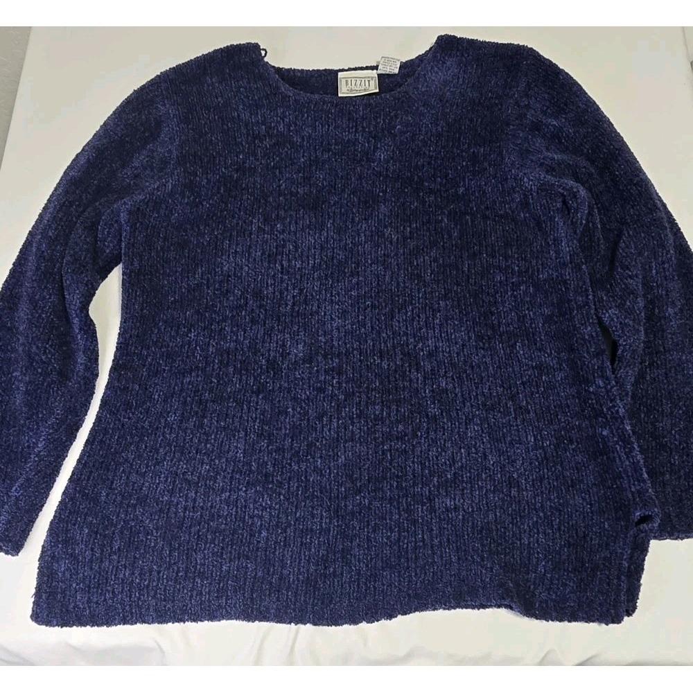 Bizzit Women's‎ Large Blue Sweater Pullover